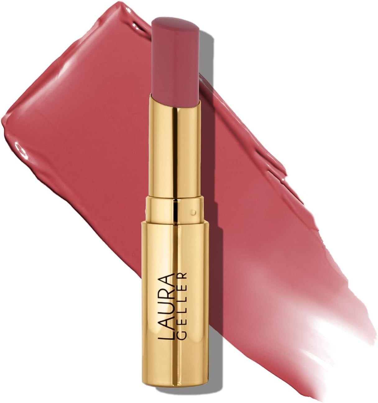 LAURA GELLER NEW YORK Jelly Balm Moisturising Tinted Lip Balm (Figger than Life) With Hydrating Vitamin E, Semi-Shine Finish With Juicy Lip-Stick Colour, Coloured Lip Balm For Smooth & Glossier Lips