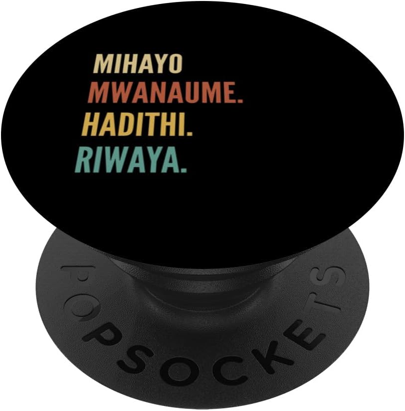 Funny Swahili First Name Design - Mihayo PopSockets Standard PopGrip
