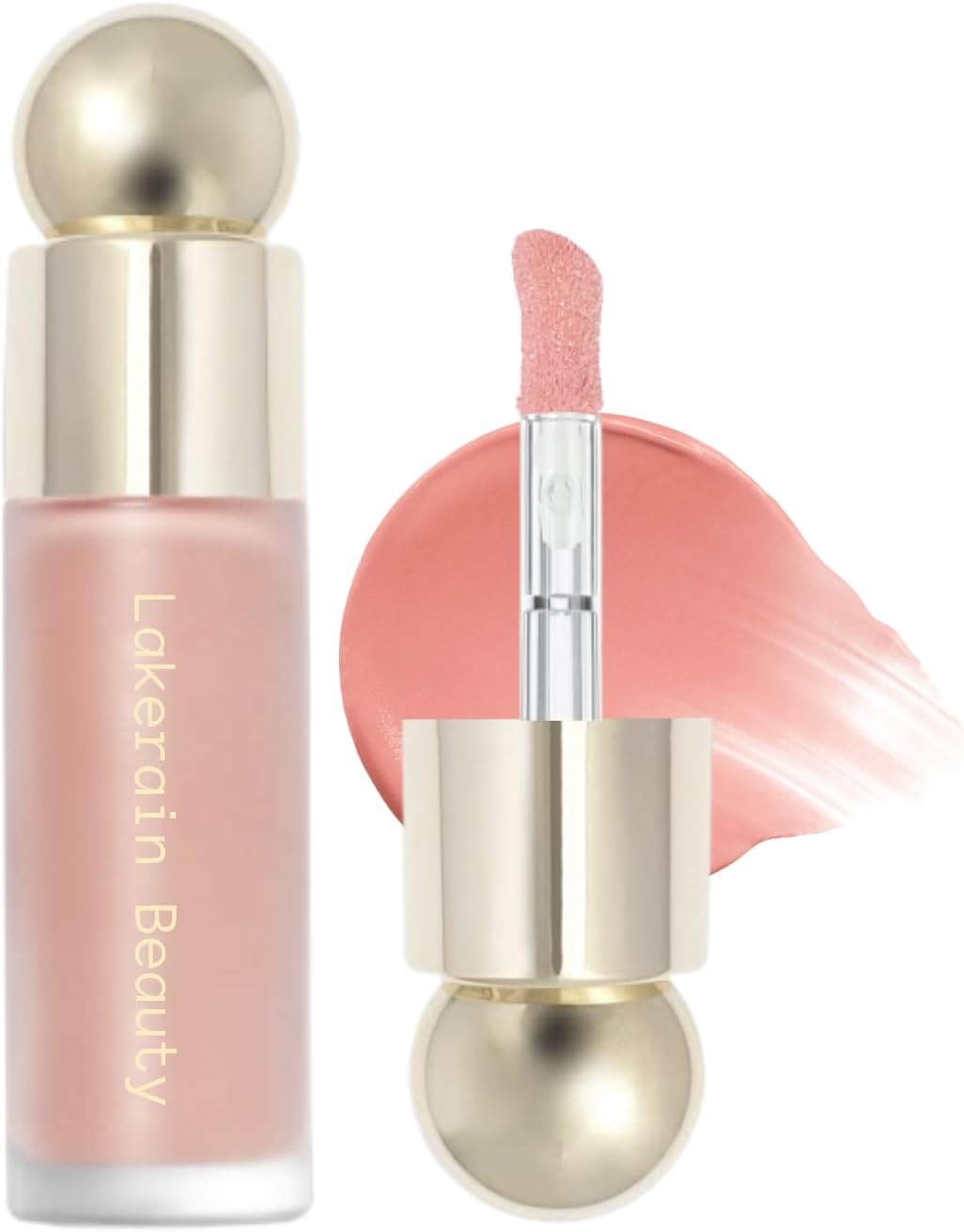 Liquid Blush Soft Cream Face Blush, Long-lasting Blendable Lightweight Moisturizing Beauty Makeup for Cheeks, Natural Looking Matte Finish Dewy Skin Tint (#01 Bliss)