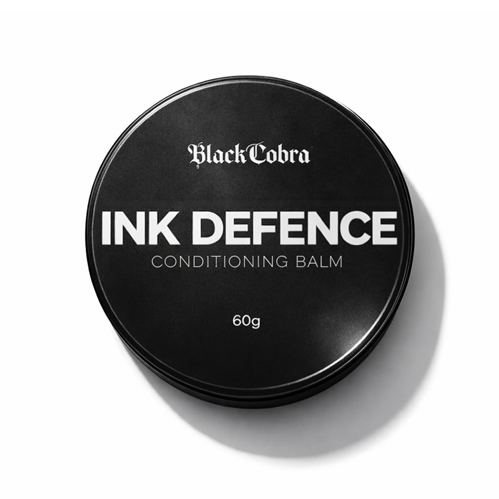 Black Cobra Tattoo Aftercare Ink Defense – Professional Tattoo Healing Butter for New & Existing Ink – Moisturizing Tattoo Aftercare Balm Cream for Soothing, Color Support & Daily Care – 60g