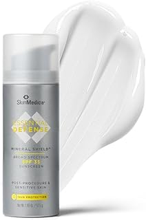 SkinMedica Essential Defense Mineral Shield SPF Sunscreen for Face. This Lightweight, Facial Sunscreen is Ideal for Oily and/or Combination Skin, 1.85 Oz