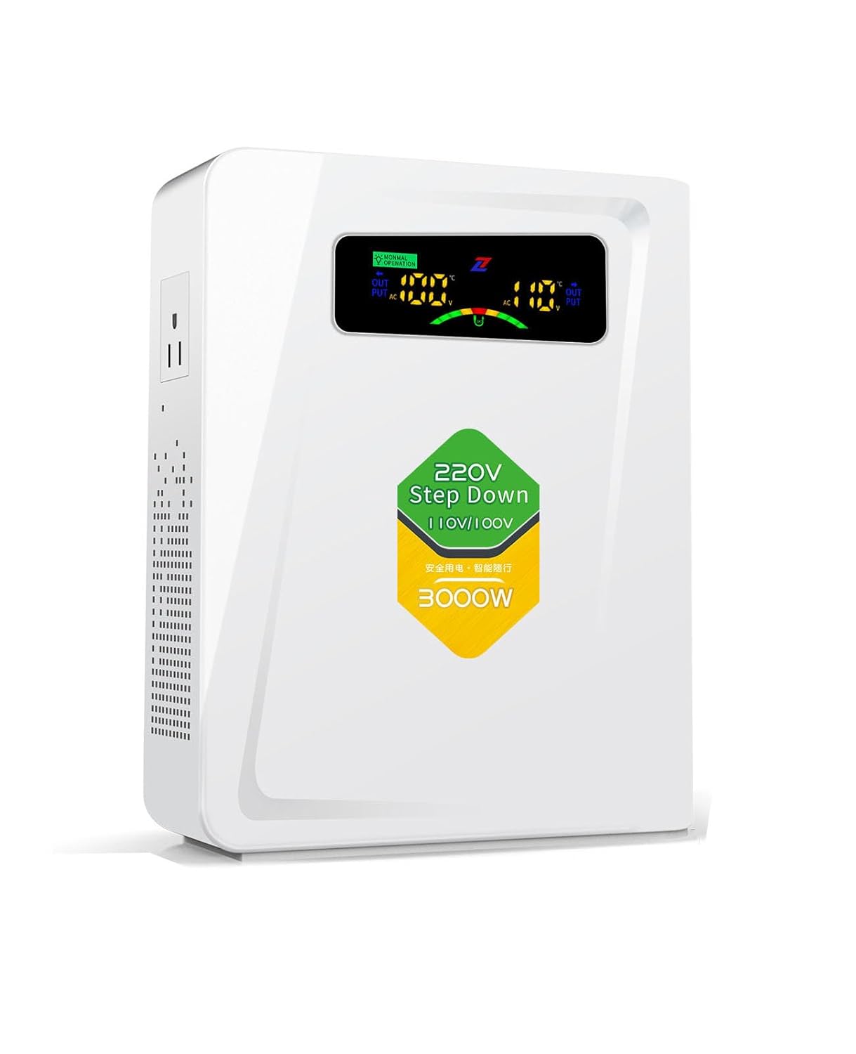 ZHENGXI ELECTRIC 3000W Step Down Transformer 240v to 110v US to UK voltage converter 220V to 110V, 240v-220v to 120v-100v,Using US Appliances in UK