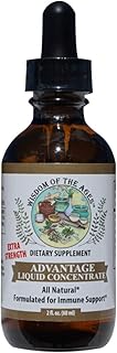 Advantage Liquid Concentrate Natural Immune Support with The Power of Grapefruit Seed Extract, Green Tea and Jasmine Tea. 2 fl oz.