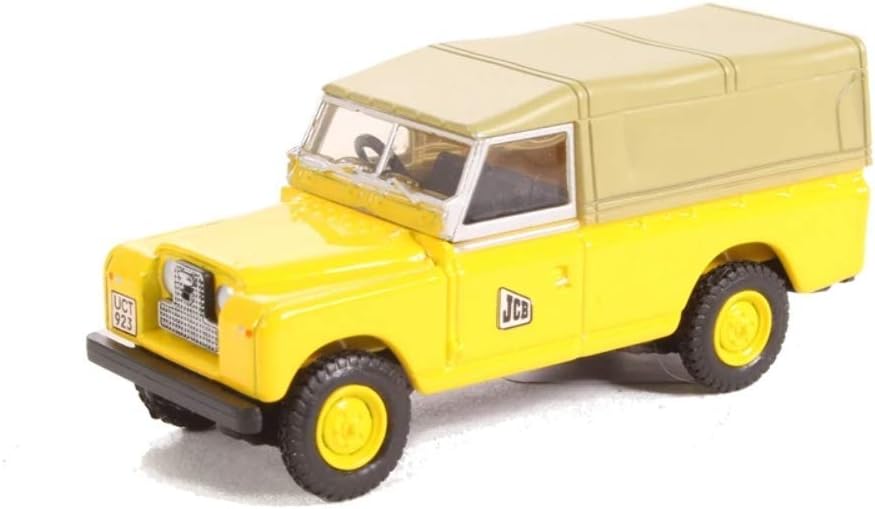 Oxford Diecast 76LAN2016 Land Rover Series II LWB Canvas JCB