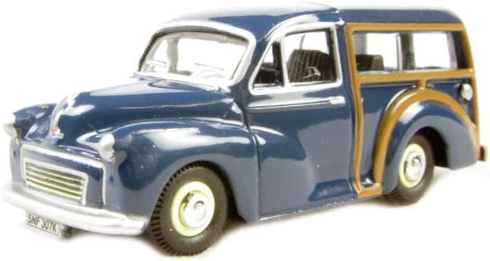 Oxford Diecast Morris Minor Traveller (Blue) - 1/76 OO Scale Diecast Model