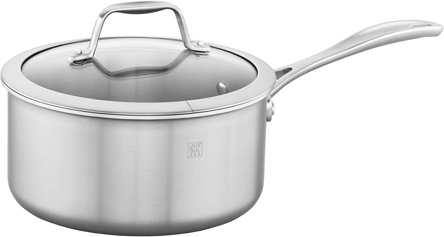 ZWILLING Spirit 3-ply 3-qt Saucepan, 6-inch, Stainless Steel