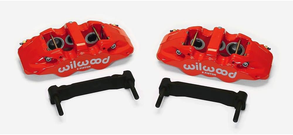 AERO6 Front Caliper & Bracket Kit - Red