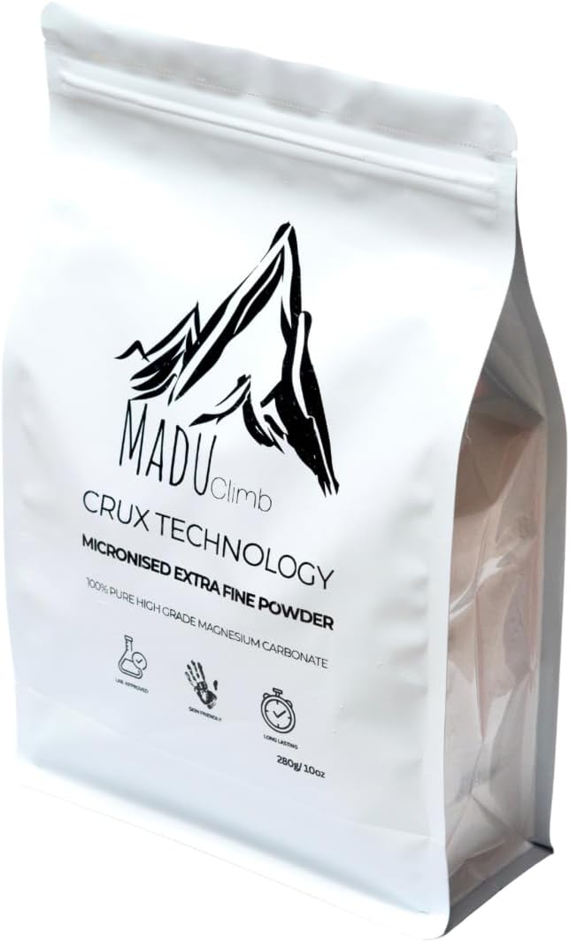 Madu Climb Rock Climbing Sports Chalk 100% Pure High Grade Magnesium Carbonate No Additives Crux Technology