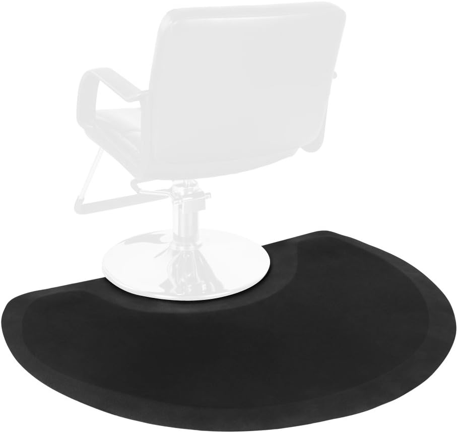 1/2'' Thick Anti Fatigue Mat for Hairstylist Standing, 3'x4' Barber Floor Matt Under Salon Chair, Hair Cutting Hairdressing Equipment