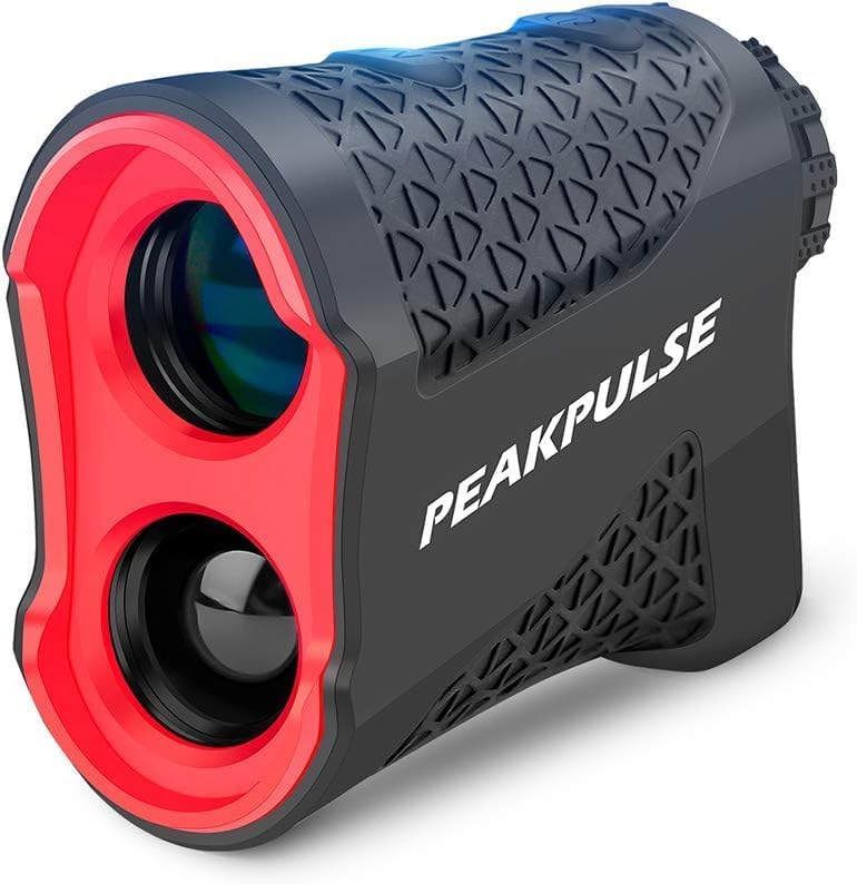 PeakPulse Golf Range Finder, KA600AG Rangefinder Golf 600 Yards Rangefinder with Slope Compensation, Flag-Lock, 6X Magnification, Continuous Measurement，3 Modes, for Golfers