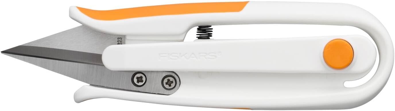 Fiskars Softgrip™ Thread Snips – UltraSharp™ Stainless Steel Shears for Sewing & Fabric, Softgrip™ Handles