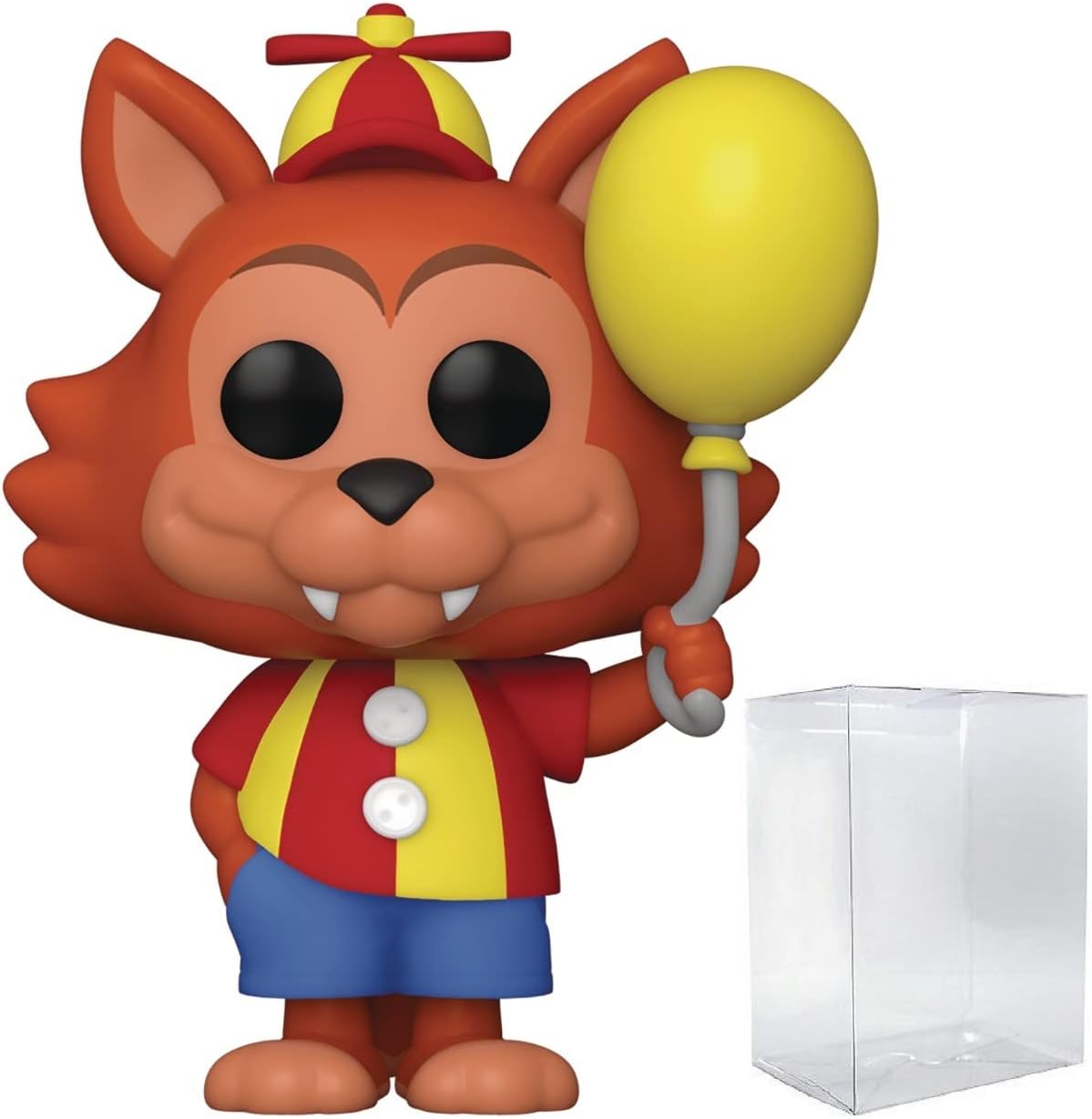 POP Five Nights at Freddy's - Balloon Foxy Funko Vinyl Figure (Bundled with Compatible Box Protector Case), Multicolor, 3.75 inches
