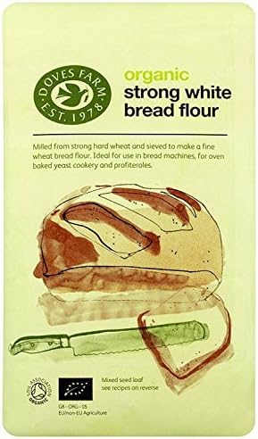 Doves Farm Organic Strong White Bread Flour 1.5 kg (Pack of 4)