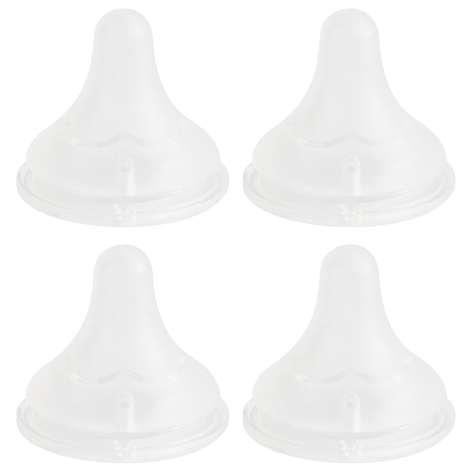 Silicone Nipple (S) for Spectra Baby Bottles, Slow Flow, 0m+, 4 Count