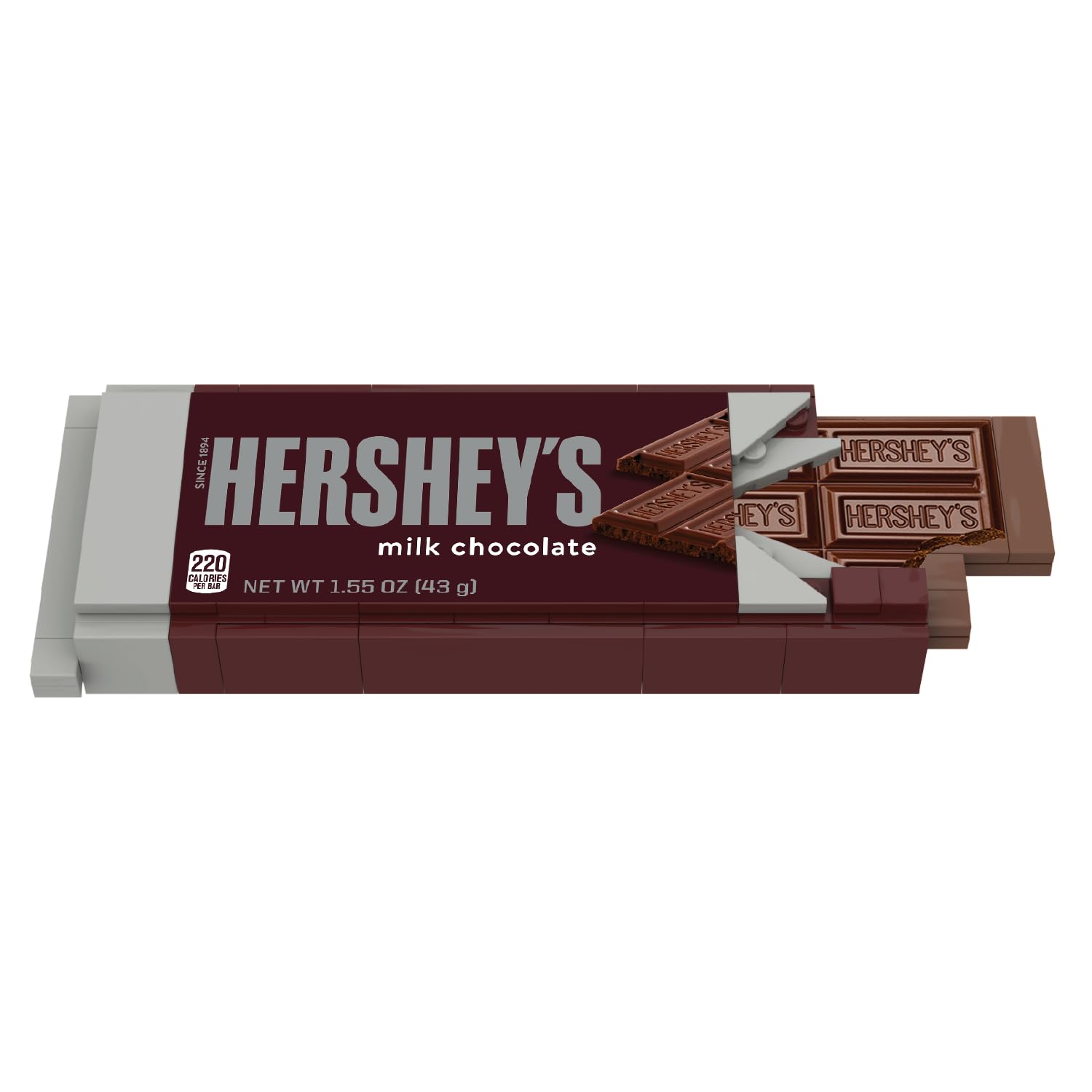 Snap & Switch Hershey's Chocolate Bar Set - Buildable Candy Bar for Creative Play and Fun - Ages: 6+