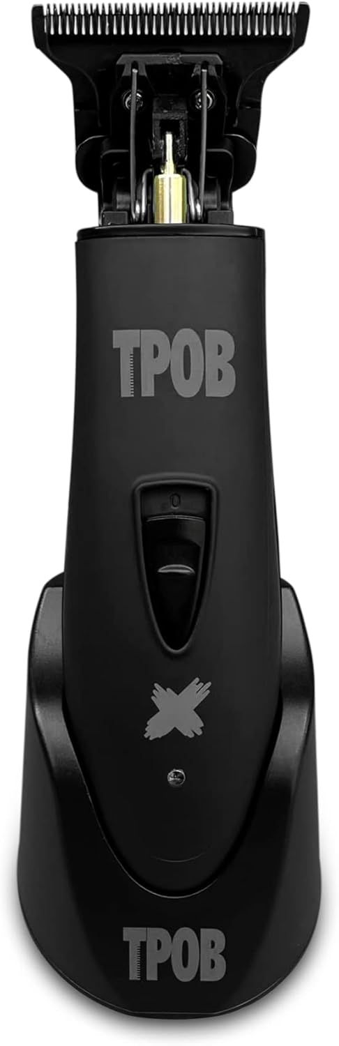 TPOB Ghost X Beard Trimmer Hair Clippers for Men, Professional Hair T-Blade Trimmer Cordless Rechargeable Edgers Clippers Electric Beard Shaver (Black)
