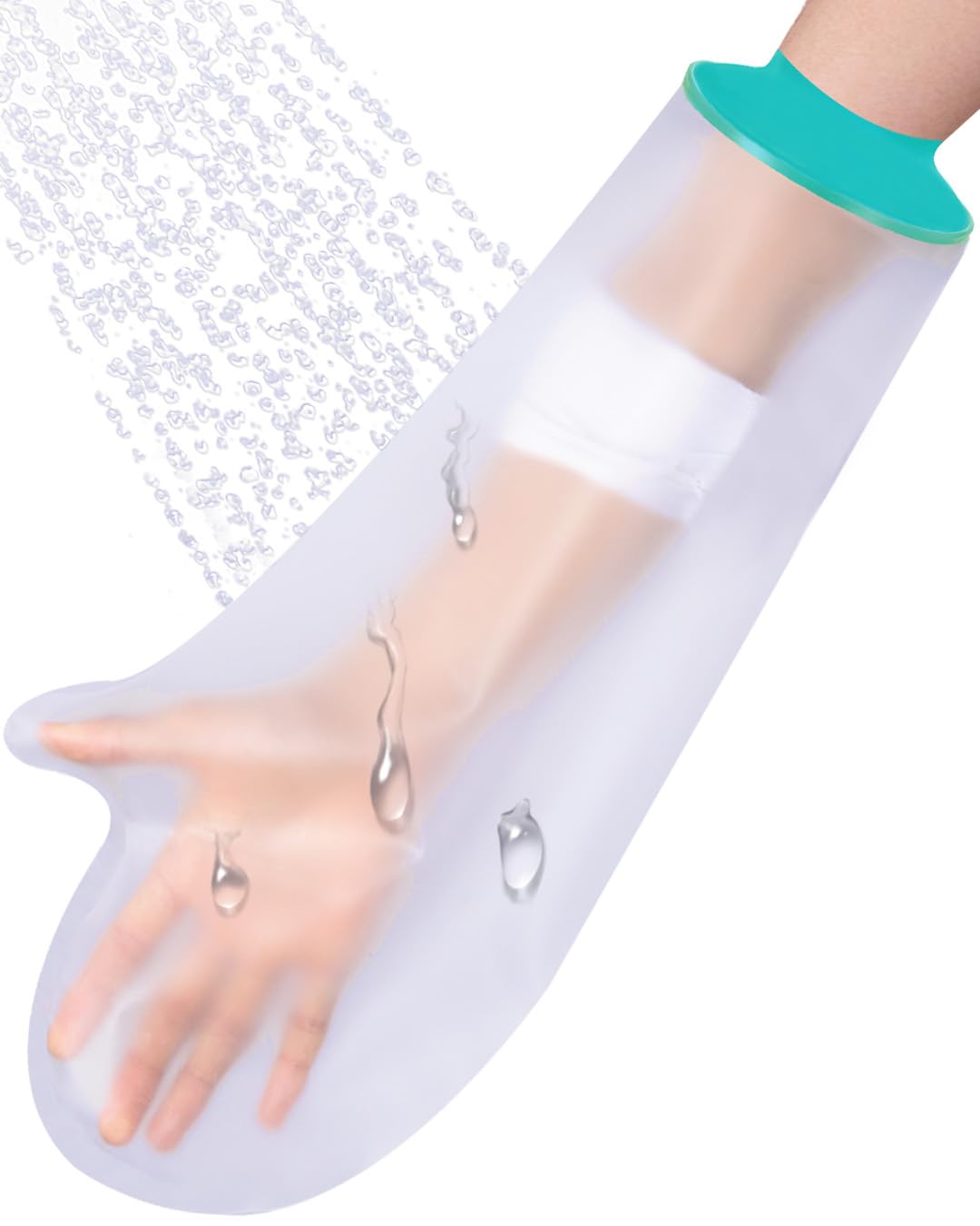 EuyiHlybt Cast Cover for Shower Arm, Cast Protector Arm Waterproof Cast Cover, Soft Comfortable Plaster Cast Waterproof Cover for Bandages, Dressings, Wound Care Supplies, etc.