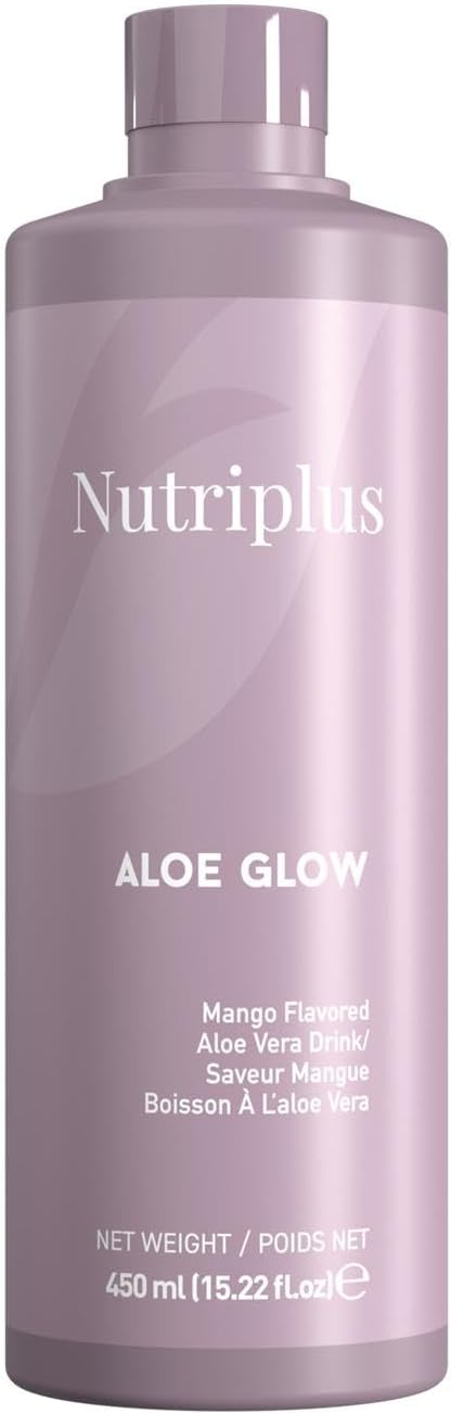 Aloe Glow Mango Flavoured Aloe Vera Drink, 450 ml