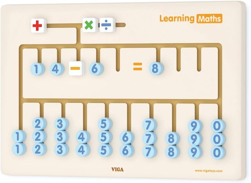 Viga 50675 Learning Math's Wall Game