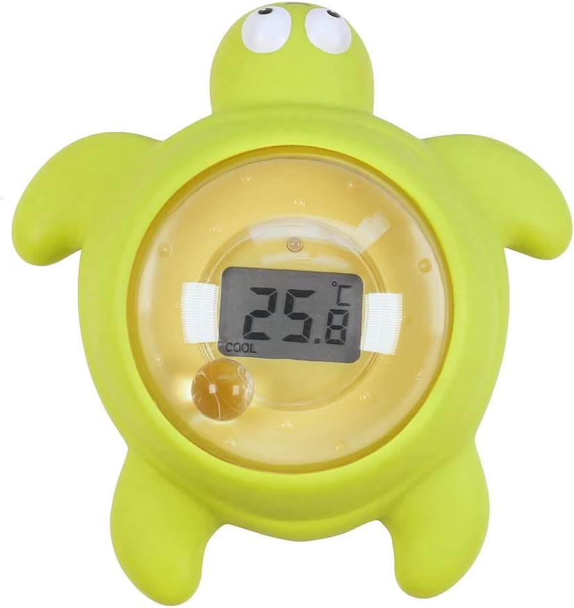 TensCare Tortoo - Turtle Thermometer and Rattling Toy. Perfect for Bath Time and Fun Where Ever you Go