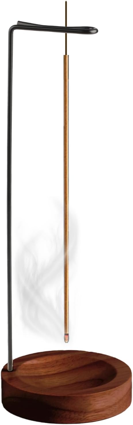 Incense Holder, Wooden Upside Down Incense Stick Holders, Incense Burner Holder for Spa Meditation Home Decoration