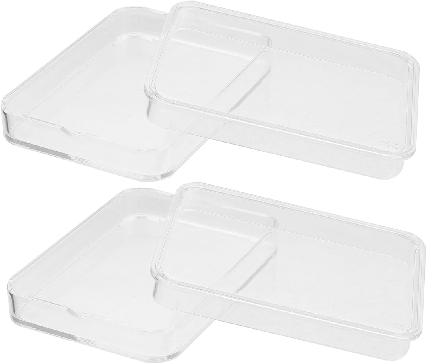 4pcs Coin Collection Boxes Ps Coin Protector for Storage | Boxes, Break-resistant Practical Design, Coin Storage and Shipping Use