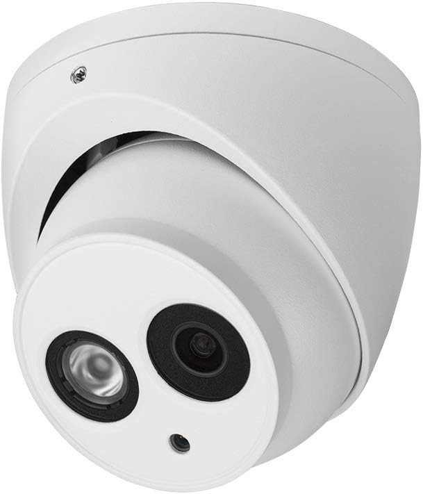 R-Tech 2MP TVI Turret Dome Camera with Matrix IR Night Vision, 4-inch Security Analog Camera, IP 67 Outdoor Weatherproof, Full Metal Housing, 4-in-1 AHD/CVBS/CVI/TVI - 2.8mm Fixed Lens