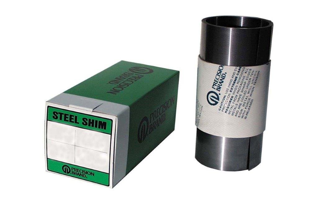 Precision Brand 16A5 100 in (L) Low Carbon Steel Shim Stock, 6 in (W), 0.005 in (T)