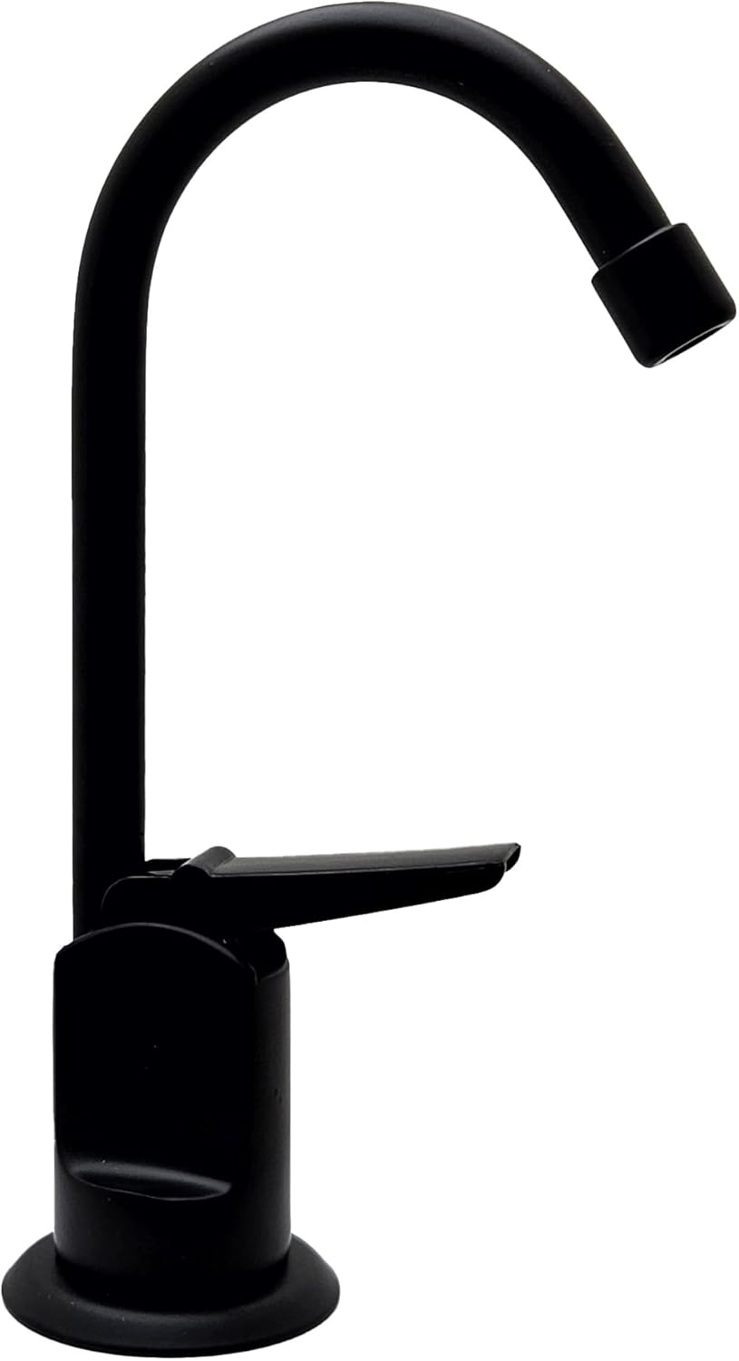 Westbrass A203-NL-62 6" Touch-Flo Style Pure Water Dispenser Faucet, Matte Black