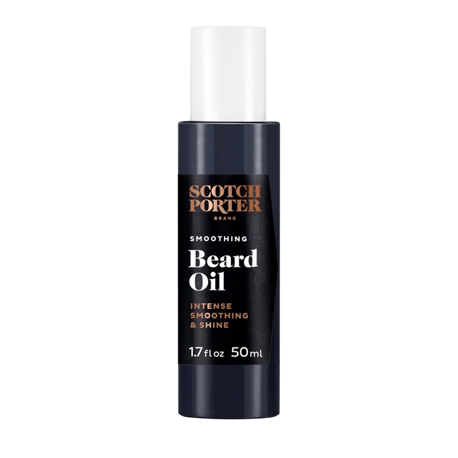 Scotch Porter Smoothing Beard Serum – Nourishing Beard Oil Seals in Moisture & Smooths Flyaways for a Frizz-Free, Fuller/Healthier-Looking Beard with All-Day Shine – Original Scent, 1.7 oz. Bottle