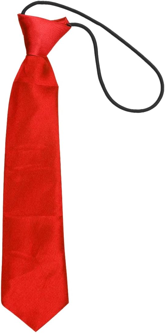 Jagowa Kids Tie for Boys with Elastic Band Neck Strap
