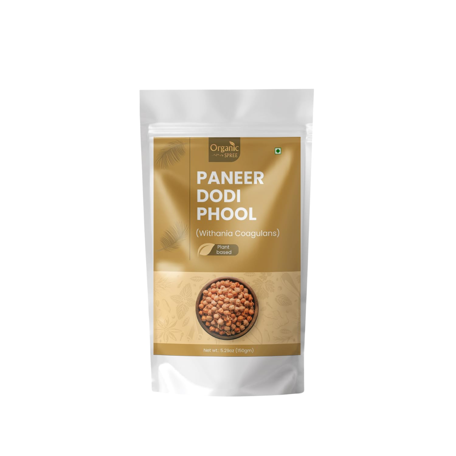 Organic Spree Paneer Dodi Phool 150g – Withania Coagulans – Pure Indian Rennet for Metabolic Wellness