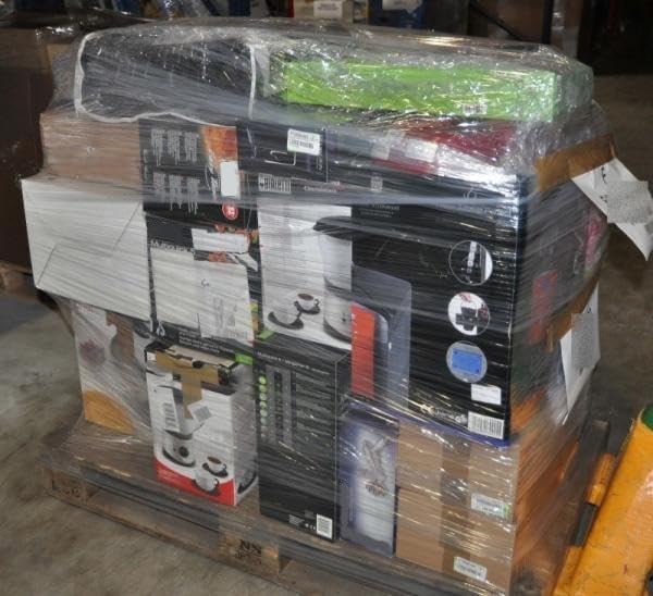 Returns Palletn,Overstock Package,5-20 Pieces Assortment Containing Unsold Surplus Appliances In 2025 OH07