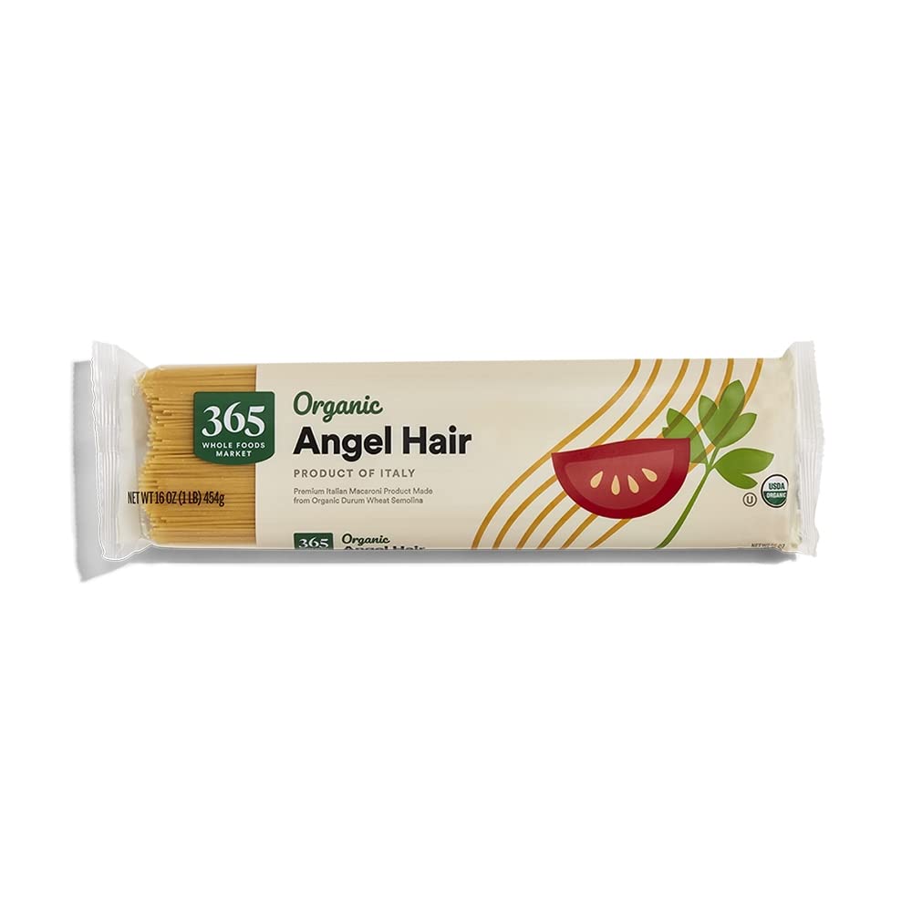365 by Whole Foods Market, Organic Angel Hair Pasta, 16 OZ