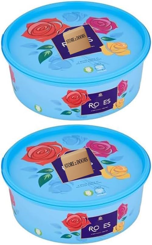 2 x Roses Chocolate Tub 550g – Assorted Milk & Dark Chocolates, Individually Wrapped Best of 2025 – Share Pack for, Celebrations & Holidays.