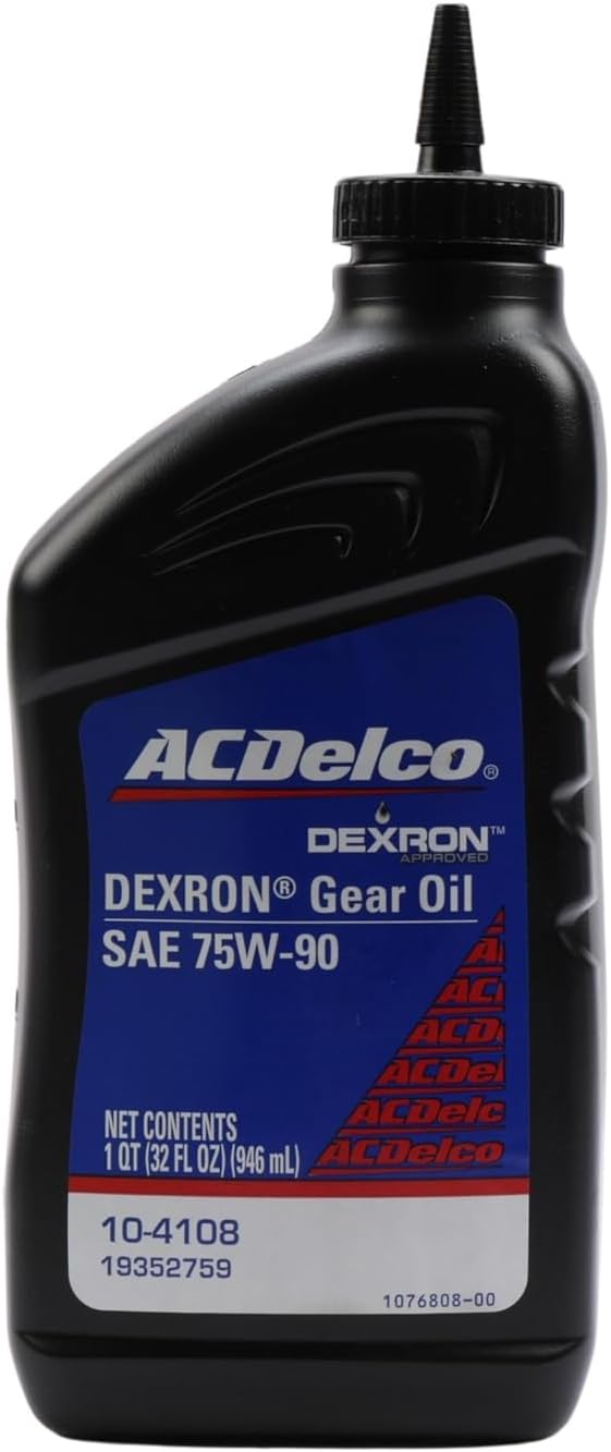 ACDelco GM Original Equipment 10-4108 (19352759) Dexron 75W-90 Gear Oil - 32 oz