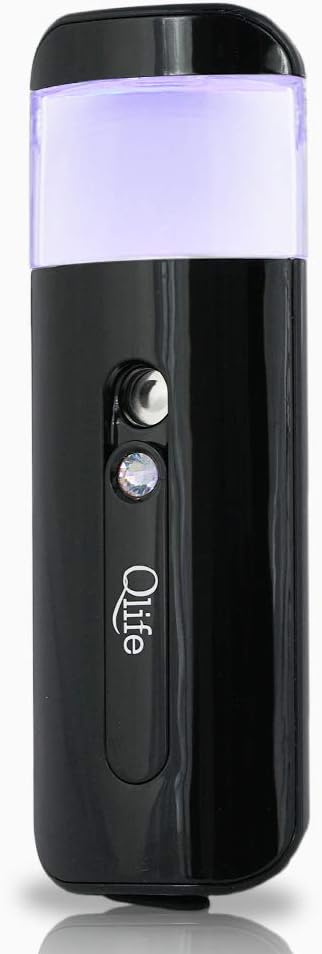 Qlife Hydrogen Rich Water for Skin and Face, Hydrogen Rich Generator (Black)