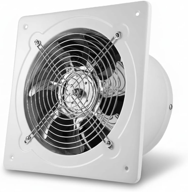 8 Inch Exhaust Fan, Wall Mounted Ventilation Fan Kitchen Exhaust Fan
