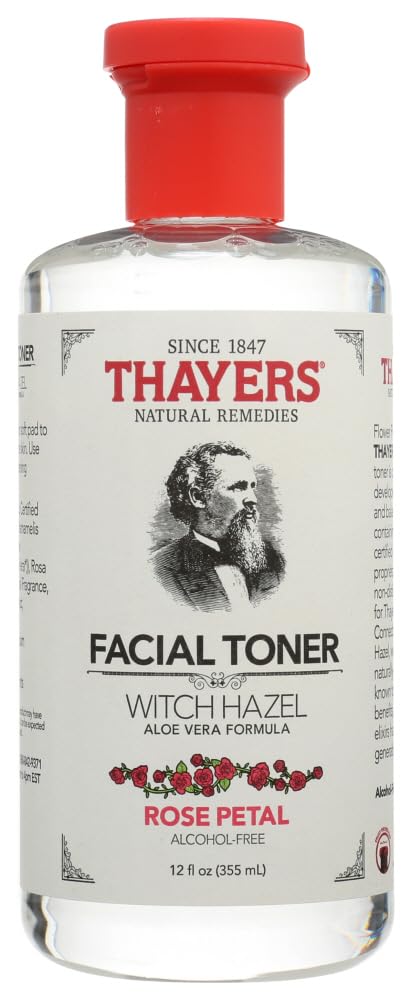 Thayers Rose Petal Witch Hazel with Aloe Vera - 12 oz.(2 pack)