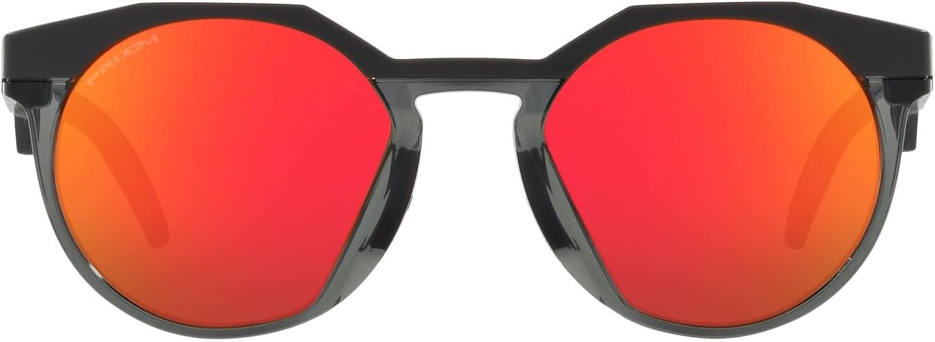 Oakley Sunglasses for Men - OO9242 HSTN High-Bridge, Round Sunglasses PRIZM Lenses