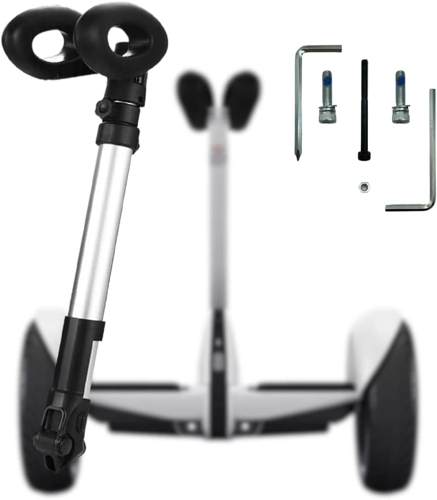 GLDYTIMES HandleBar Suitable for Segway Ninebot miniPRO miniLITE Hoverboard Adjustable Three-in-one Function Including Hand Grip, Leg Clamp, Kickstand - Release Knee Bar Pressure Handle