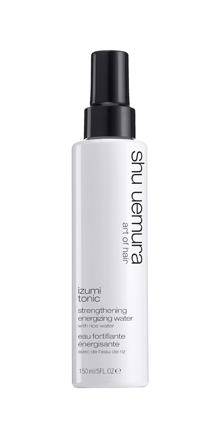 shu uemura art of hair Izumi Tonic Strengthening & Thickening Rice Water Treatment - Leave-In Hair Treatment, Hydrates and Repairs Damaged Hair, With Japanese Rice Water