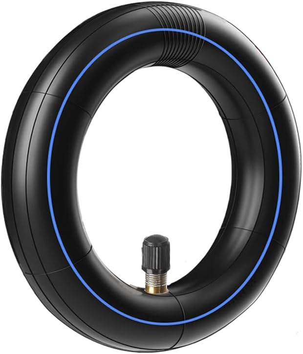 10X2.125 Inch Inner Tube for Electric Scooter: 50/75-6.1 Replacement Inflated Tires, 10X2 Rubber Tyre for Gotrax G4& Turboant X7 Pro& Segway Ninebot F25/F30/F40/F65& Hiboy S2/S2R Plus/ S2 MAX Black