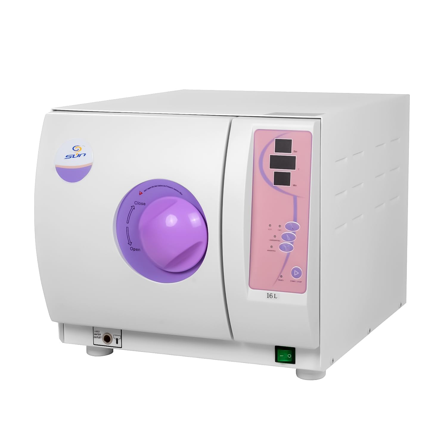 16L/18L /23L Stainless Sterilizer Steam Desktop Automatic Mini Sterilizer Autoclave Machine for Lab Equipment (16L)