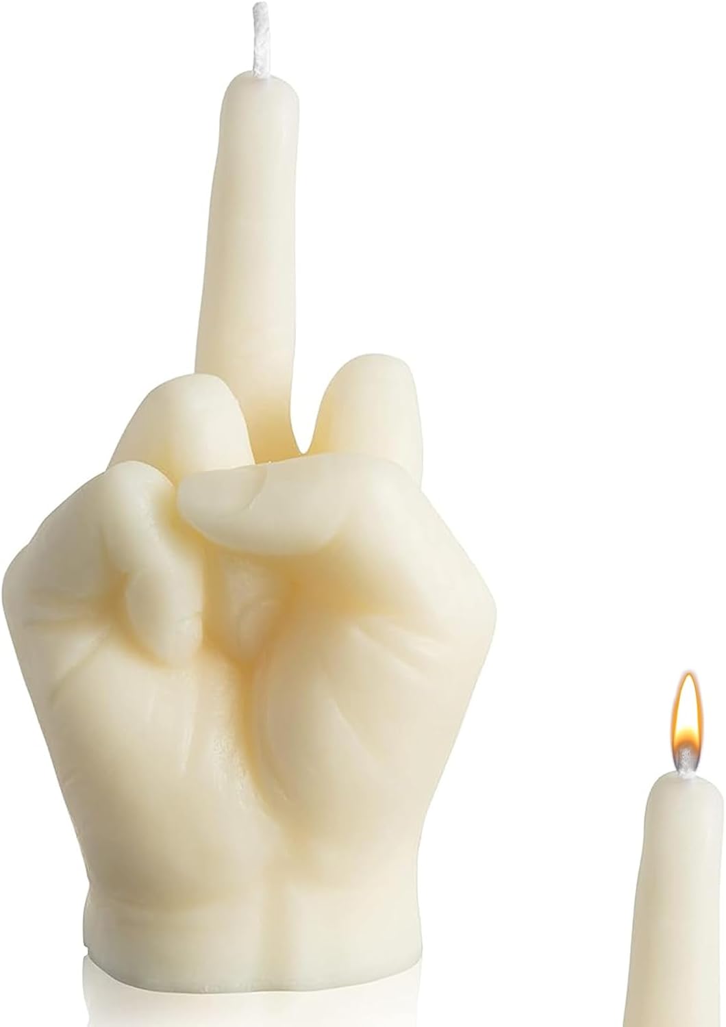 Generic Middle Finger Candle, Chamomile Fragrance, Novelty Candle for Home Decor, Gift