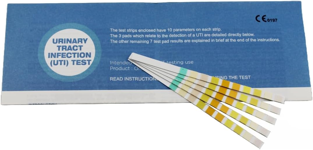 15 x Urine Infection Test Strips UTI Testing Sticks, Nitrite, Leukocytes and Blood