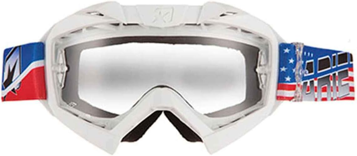 Ariete Adrenaline Senior Collection MX Goggles USA OSFM White USA