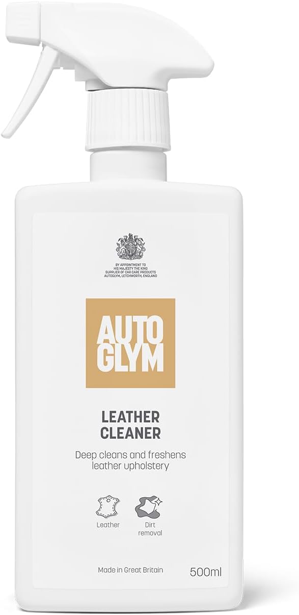 Autoglym Leather Cleaner, Interior Cleaning Spray, 500ml