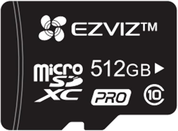 EZVIZ 512GB MicroSD Card, Compatible with All EZVIZ products