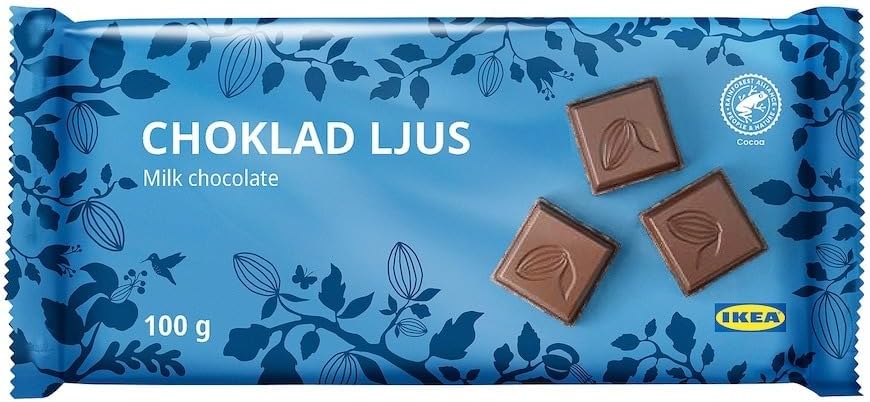 CHOKLAD LJUS Milk chocolate tablet, Rainforest Alliance Certified, 100 g